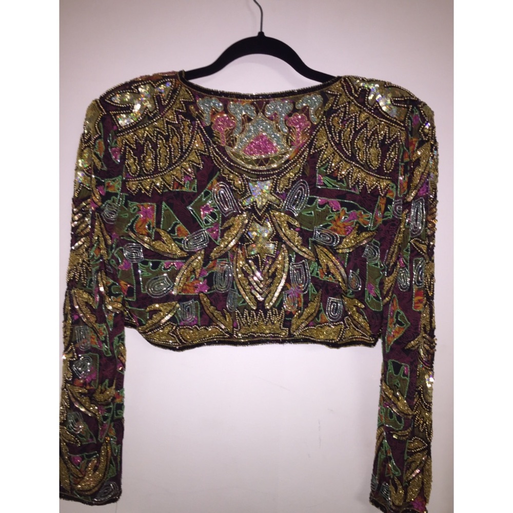 Vintage Beaded Bolero by Jasdee
